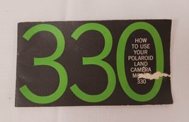 POLAROID 330 Land Camera Manual Instruction Book Replacement  - $9.85