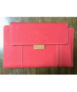 Personal Red Color Synthetic Leather Organizer Planner Book Luxurious lo... - $19.99