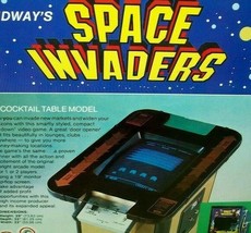 Space Invaders Arcade FLYER Original 1978 NOS Video Game Artwork Print Retro  - £30.75 GBP