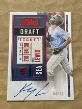 Kyle Lewis 2020 Contenders Rookie Auto Draft Ticket /75 Rc Mariners - £10.93 GBP