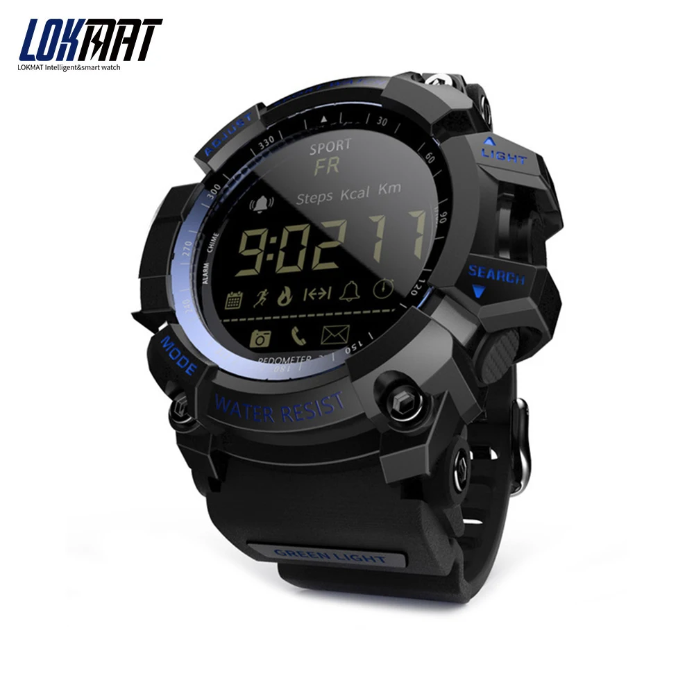 LOKMAT MK16 Smart Watch Men Women Watch IP67 Waterproof  BT Smartwatch Fitness T - £150.06 GBP