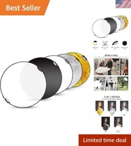 Professional 32 Inch Light Reflector - 5-in-1 with Carrying Case for Stu... - $45.00