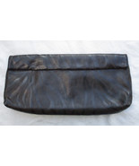 Donald J Pliner Leather or Lambskin Clutch Bag Textured Jungle Stripe Ha... - £18.60 GBP