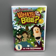 Buck Denver Asks Whats in the Bible Vol. 1 In the Beginning Veggie Tales Creator - £6.22 GBP