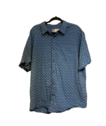 Oliver &amp; Burke Men&#39;s XXL Palm Tree Tropical Button-Up Shirt Blue Cotton ... - $19.99