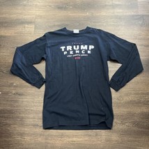 Trump &amp; Pence MAGA 2020 Campaign T-Shirt Size Medium Bayside Long Sleeve - £9.58 GBP