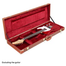 Ktaxon Full Size Hard Case for ST TL 39&quot; Electric Guitar With Keys Red - £72.63 GBP