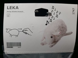 IKEA White Leka Musical Sheep Lamb Stuffed Plush Toy Animal Rare HTF  - $148.50