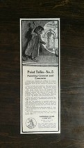 Vintage 1909 Dutch Boy Pain No 5 National Lead Company Original Ad 721 - $6.64