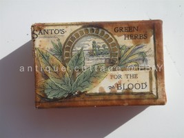 1906 Antique Unused Santos Herb Quack Med Homeopathic For The Blood Rochester Ny - £51.21 GBP