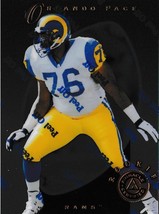 1997 Pinnacle Certified Football Trading Card Orlando Pace St Louis Rams #121 - £1.54 GBP
