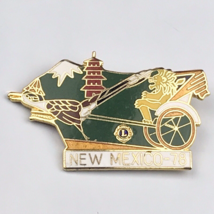 Lions Club Roadrunner Rickshaw New Mexico 1978 Vintage Pin - £9.83 GBP