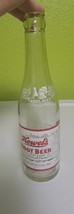 Rare Vintage Antique Soda Pop Glass Bottle Howels Olf Fashioned Root Beer Iowa - £23.02 GBP