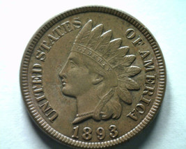 1893 INDIAN CENT PENNY CHOICE UNCIRCULATED / GEM BROWN CH. UNC. / GEM BR... - $165.00