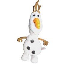 TY Olaf Snowman 6&quot; Beanie Babies Plush Disney Frozen Snow Elsa Anna - £6.60 GBP