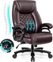 Big And Tall 500Lbs Office Chair,Heavy Duty Large Pu Leather Executive, ... - $298.93