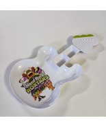 Hard Rock Cafe Roxtars Guitar Shaped Kids Children&#39;s Plate 2014 Melamine... - $363.73 MXN
