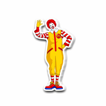 Ronald McDonald Sticker Vinyl Decal Waterproof McDonald's Fan Art - $4.50+