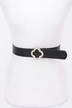 Faux Leather Metal Buckle Plus Belt - $12.50