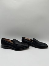 Men’s Allen Edmonds Black Leather Round Toe Slip On Penny Loafers Size 11D - £166.58 GBP