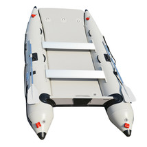 BRIS 11 ft Inflatable Catamaran Inflatable Boat Dinghy Mini Cat Boat Gray - $949.00