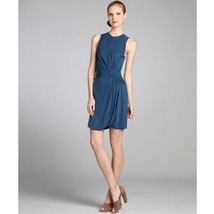 $500 DOO.RI Under.Ligne Women&#39;s Dress GATHERED Waist BLUE Arsenic ( 2 ) - £54.15 GBP