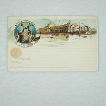 Antique 1893 Worlds Fair Columbian Expo Post Card Agricultural Building RARE - £31.96 GBP