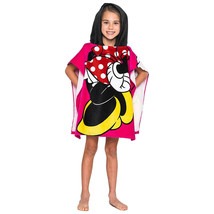 Minnie Mouse Youth Hooded Towel Pink - £16.60 GBP