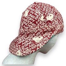 Vintage 90s Snoopy All Over Print Welding Cap, Size 7 Hat - $24.74