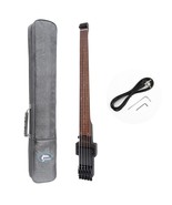 BatkingTravel Bass Guitar Electric Headless Bass 5 String Fretless Elect... - $4,575.60 MXN