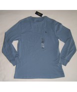 Polo Ralph Lauren Boy Long Sleeve Pony T-Shirt Slate Blue L Large 14-16 - £10.01 GBP