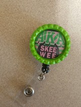 work retractable badge reel holder AKA Alpha Kappa Alpha Nurse Dr secretary etc - £3.83 GBP+