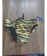 TYR Size 34 Yellow And Black Men&#39;s Swimsuit-Brand New-SHIPS N 24 HOURS - £47.23 GBP