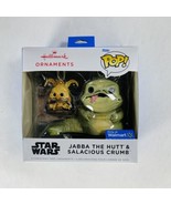Hallmark Funko Pop Star Wars Jabba the Hutt &amp; Salacious Crumb Christmas ... - $380.59 MXN