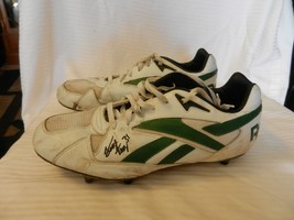 Green Bay Packers Reebok Spikes Cleats Signed by #31 George Teague 1993-1995 - £119.90 GBP