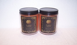 Bath and Body Works Pumpkin Carving Scented Mason Jar Candle 7 oz x2 - $24.75