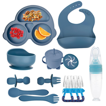 Silicone Baby Feeding Set, Baby Led Weaning Supplies Kit with Suction Bo... - €26,46 EUR
