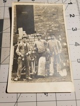Brick or Masonry Workers taking a break Postcard (posted) - £11.51 GBP