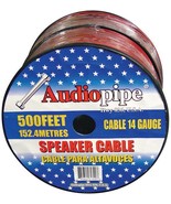 Audiopipe Speaker Wire 14-Gauge 500 Foot Spool - Black/Red - $145.67 CAD