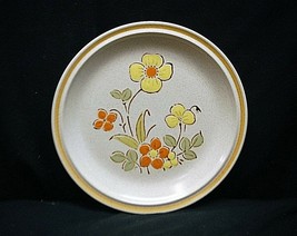 Vintage Sunshine Flowers Hearthside Garden Festival Stoneware Salad Plate Japan - £11.66 GBP