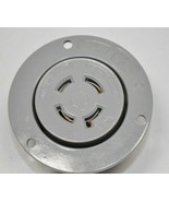 NEW Pass &amp; Seymour Gray L1420-FO Turnlok Flanged Outlet 20A 4W NM L14-20R - €21,49 EUR