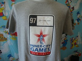 Vintage 90&#39;s Calvin Klein 1997 Inner City Games Arnold Schwarzenegger T Shirt M - £32.46 GBP