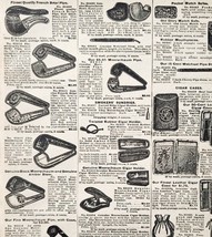 1900 Tobacco Pipes Cigar Case Advertisement Victorian Sears Roebuck 5.25... - $387.87 MXN
