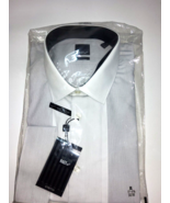 William Rast Mens Dress Shirt Gray/white striped slim fit 17&quot;-17 .5&quot; 34&quot;... - £23.63 GBP