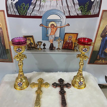 Wall Cross Jesus Crucifix Orthodox Church Decoration Christian Religious Supplie - £88.74 GBP