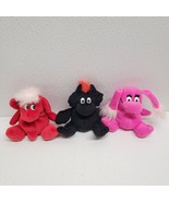 Vintage Kodak Kolorkins 3 Beanbag Plush - Pink Star Black Shredder Red C... - $40.46 CAD