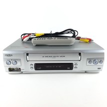 Sanyo VWM-800 4 Head Stereo VHS VCR Vhs Player w/ Remote, Cables &amp; Hdmi ... - $146.98