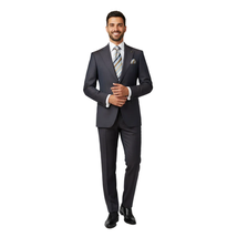 Men's Fabio Matteo Turkish Suit Extra Fine Super 160's Italian Wool FB222 #18 Br image 6
