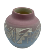 Vintage Small Mesa Verde Pottery Vase Signed by Artist Pastel Ceramic Mi... - $19.42 CAD