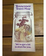 Vintage 1977 Tennessee Travel Map Brochure - $366.06 MXN